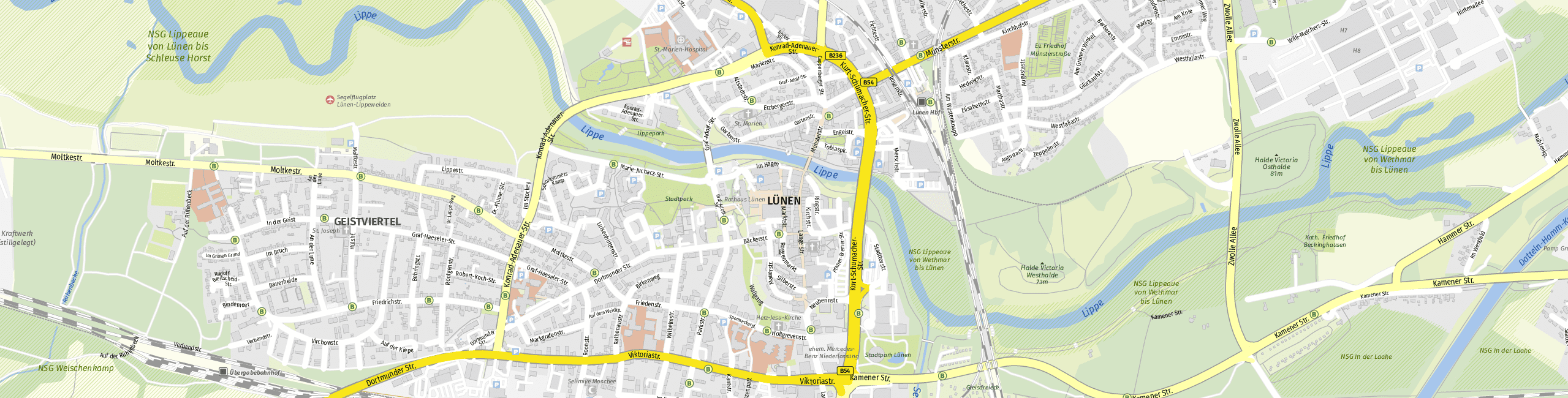 Stadtplan Lünen zum Downloaden.