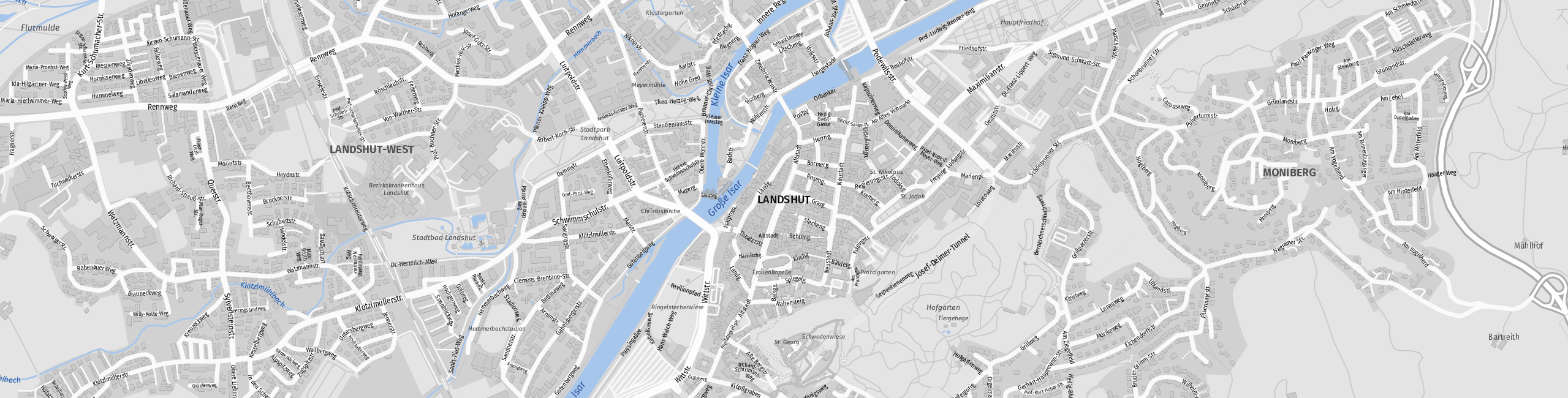 Stadtplan Landshut zum Downloaden.