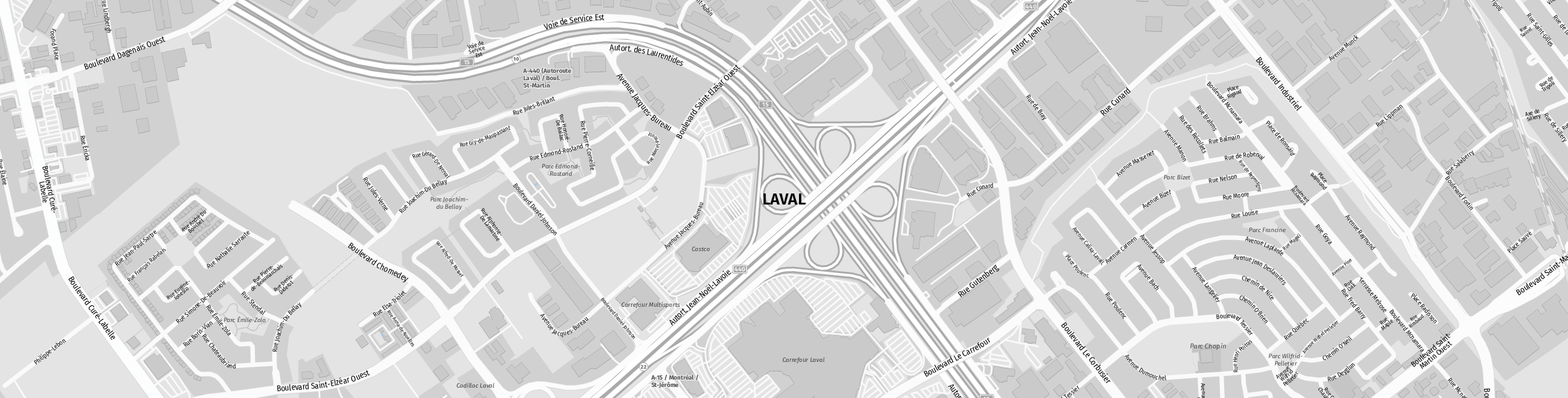 Stadtplan Laval zum Downloaden.