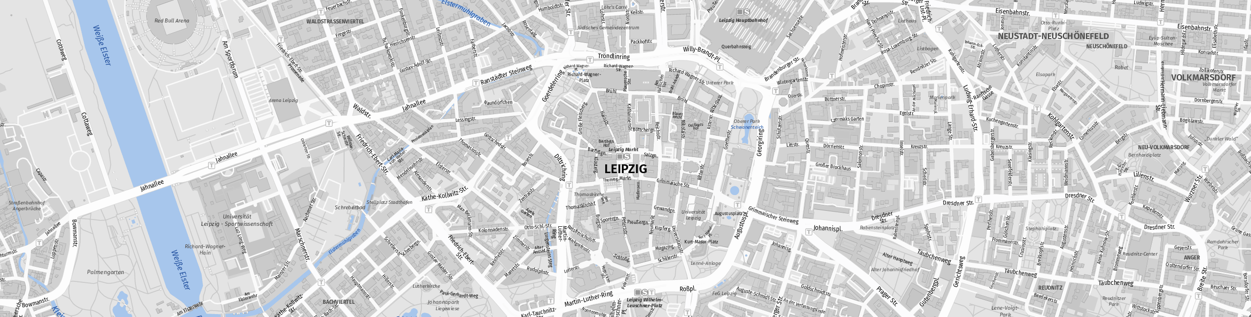 Stadtplan Leipzig zum Downloaden.