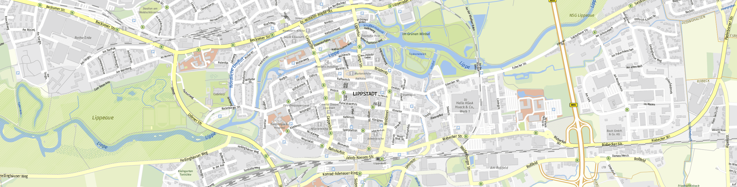 Stadtplan Lippstadt zum Downloaden.