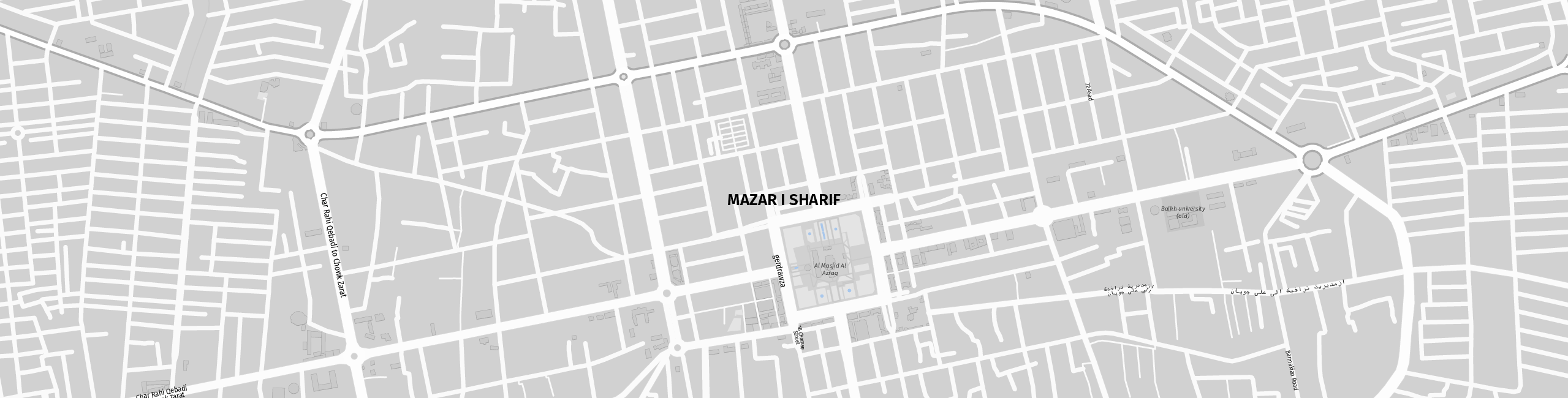 Stadtplan Mazari Sharif zum Downloaden.