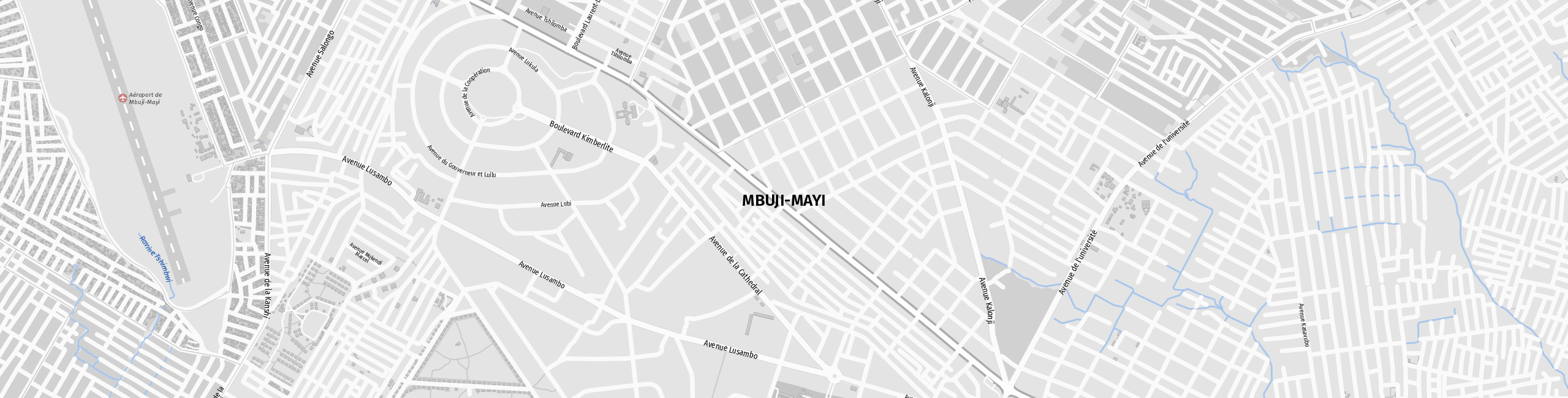 Stadtplan Mbuji-Mayi zum Downloaden.