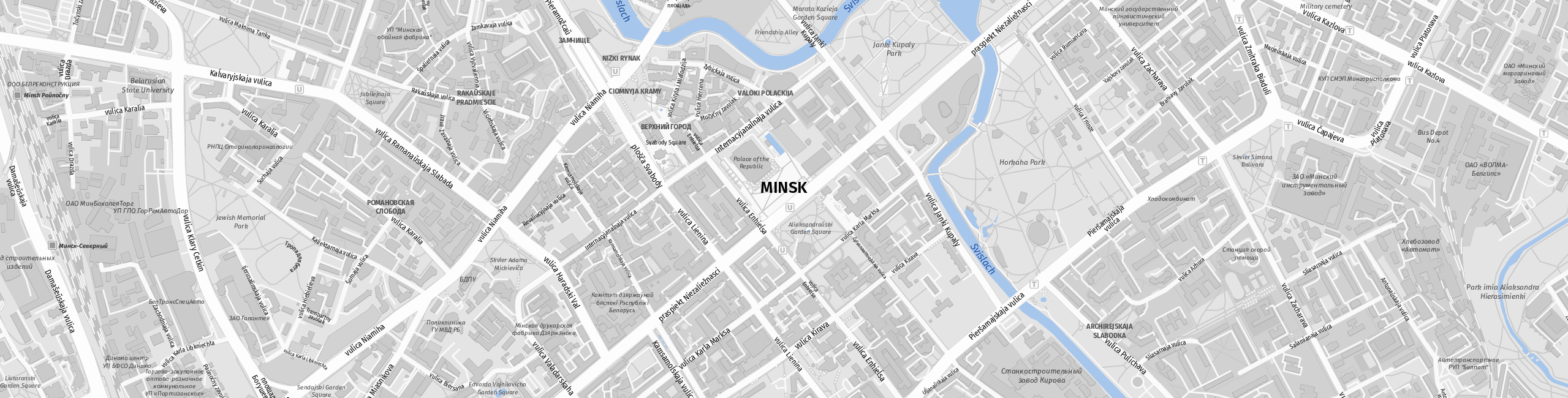 Stadtplan Minsk zum Downloaden.