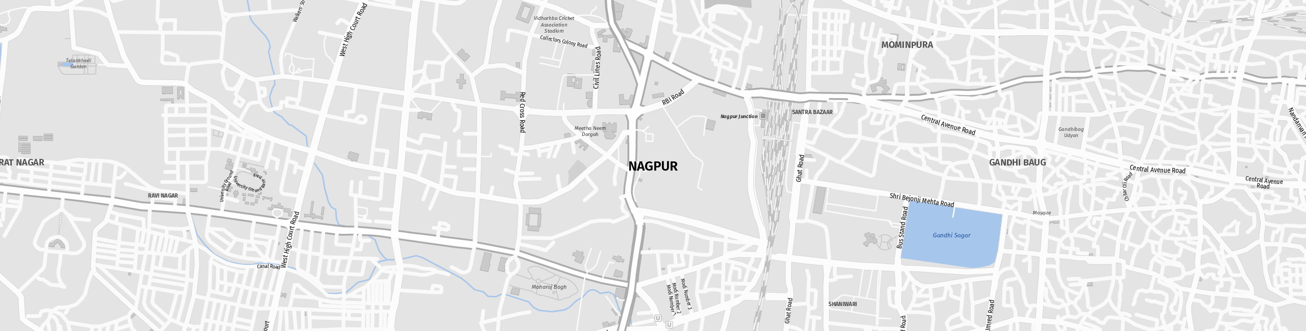 Stadtplan Nagpur zum Downloaden.