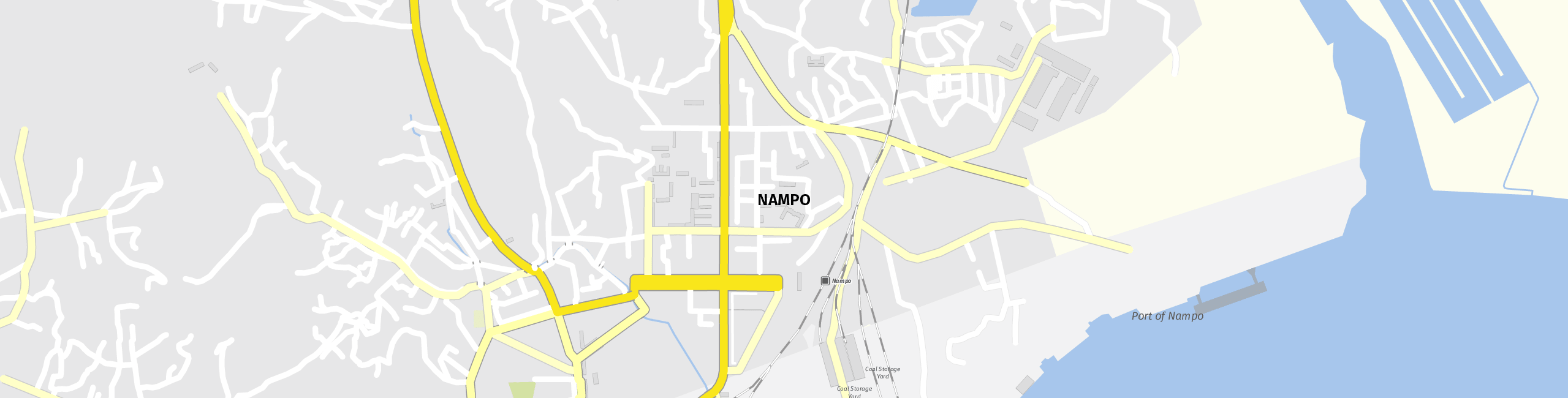 Stadtplan Namp'o zum Downloaden.