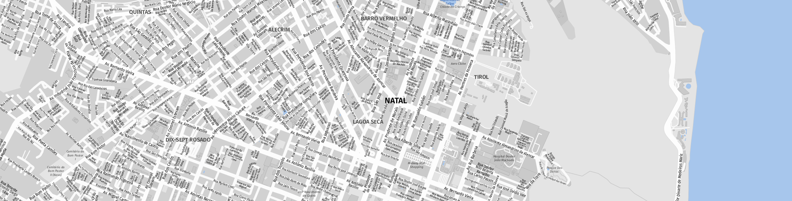 Stadtplan Natal zum Downloaden.