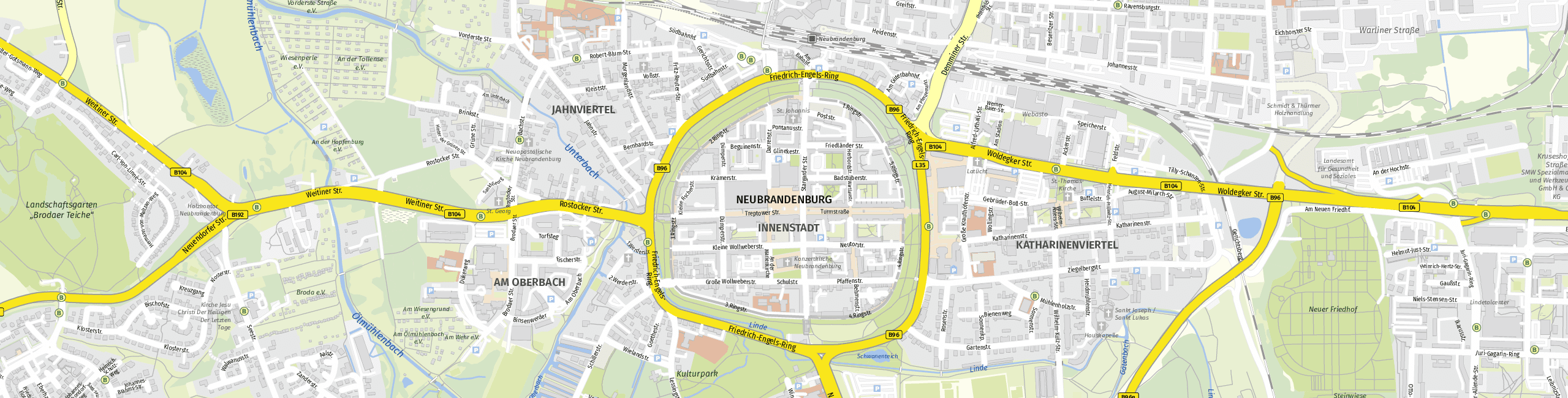 Download Map Neubrandenburg