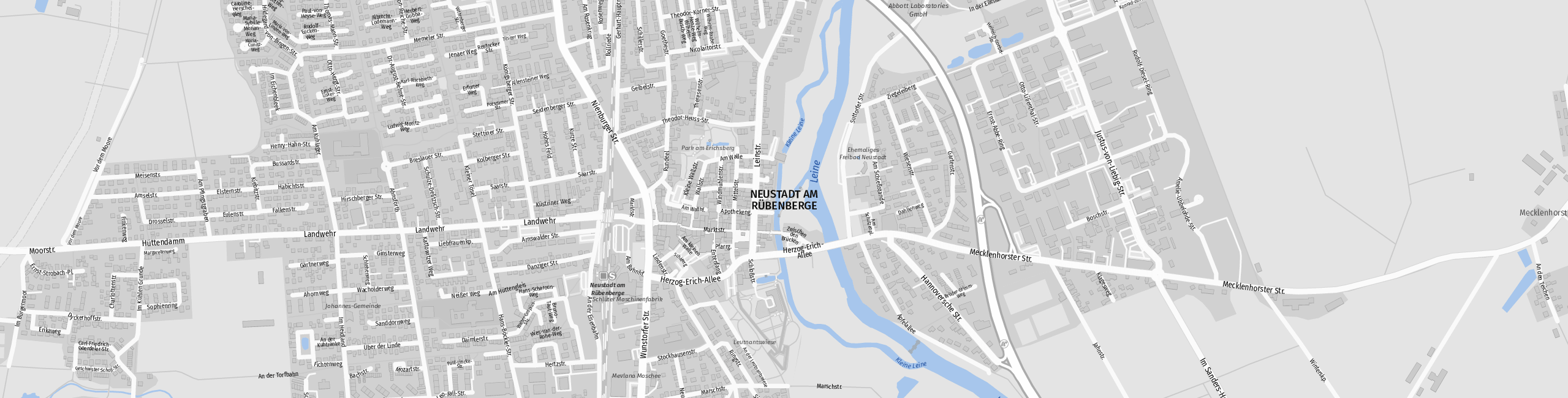 Stadtplan Neustadt am Rübenberge zum Downloaden.