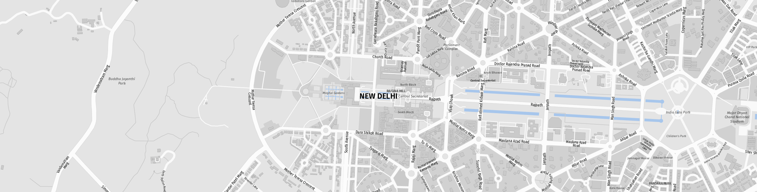 Stadtplan Neu-Delhi zum Downloaden.