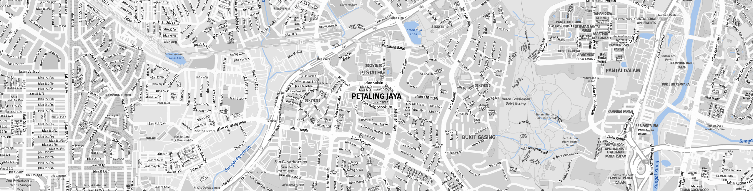 Download Map Petaling Jaya
