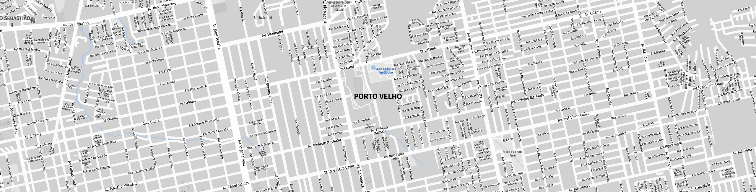 Stadtplan Porto Velho zum Downloaden.