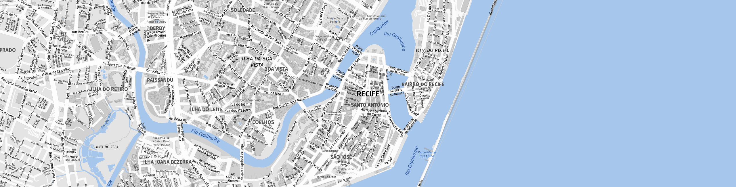 Stadtplan Recife zum Downloaden.