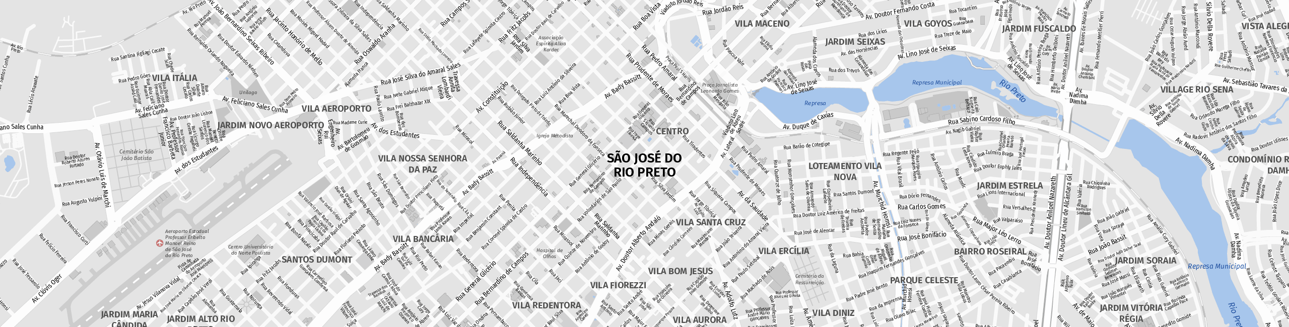 Stadtplan São José do Rio Preto zum Downloaden.