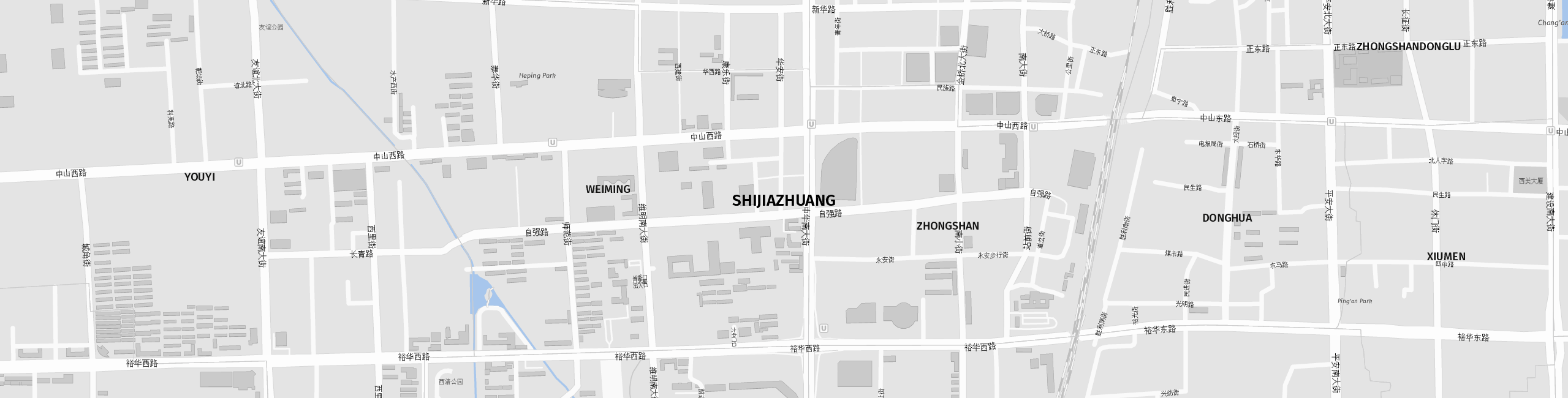 Stadtplan Shijiazhuang zum Downloaden.