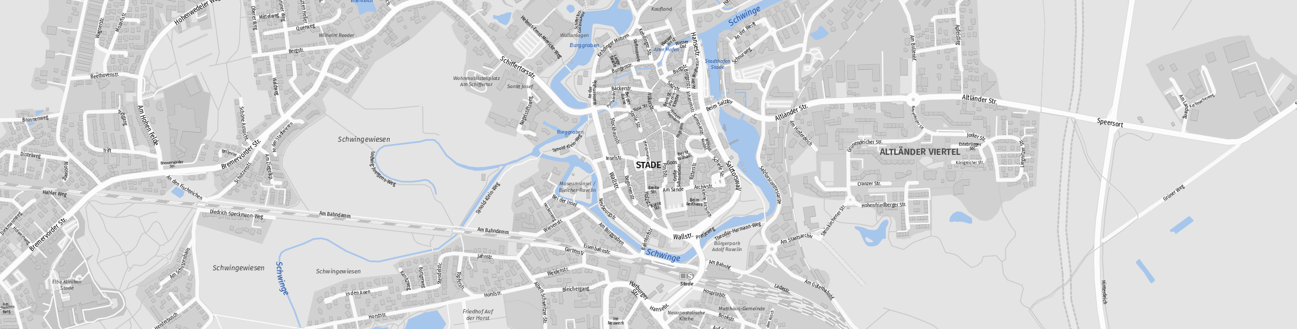 Stadtplan Stade zum Downloaden.