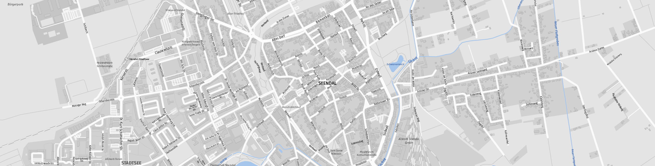Stadtplan Stendal zum Downloaden.