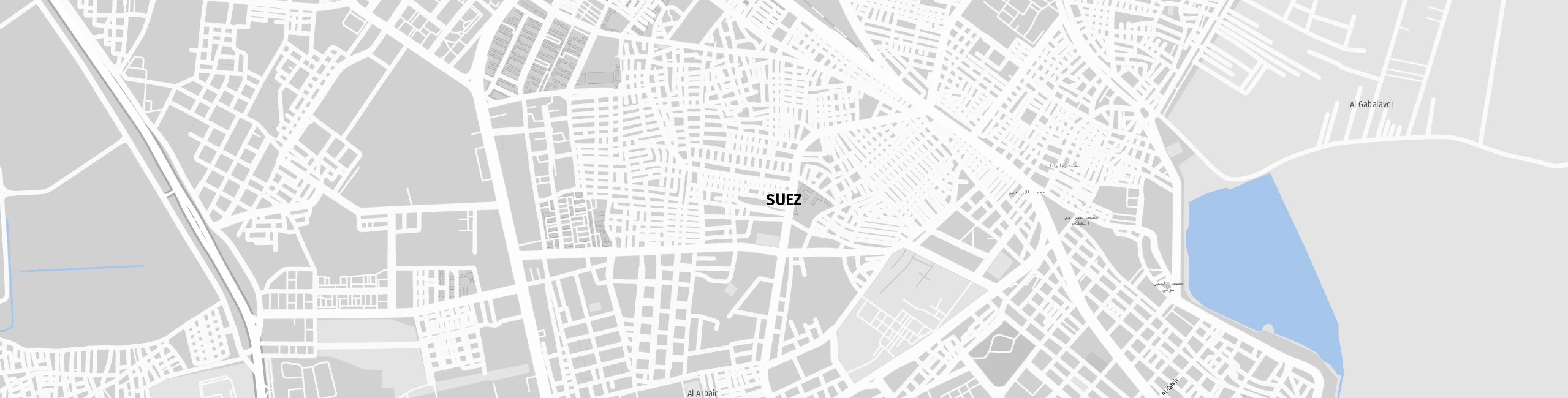 Stadtplan Suez zum Downloaden.