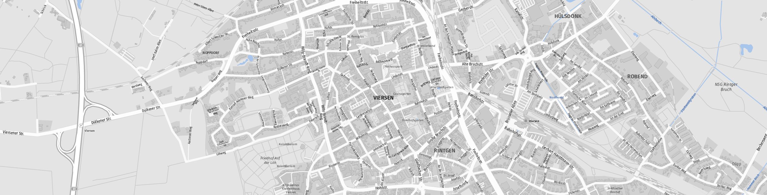 Stadtplan Viersen zum Downloaden.