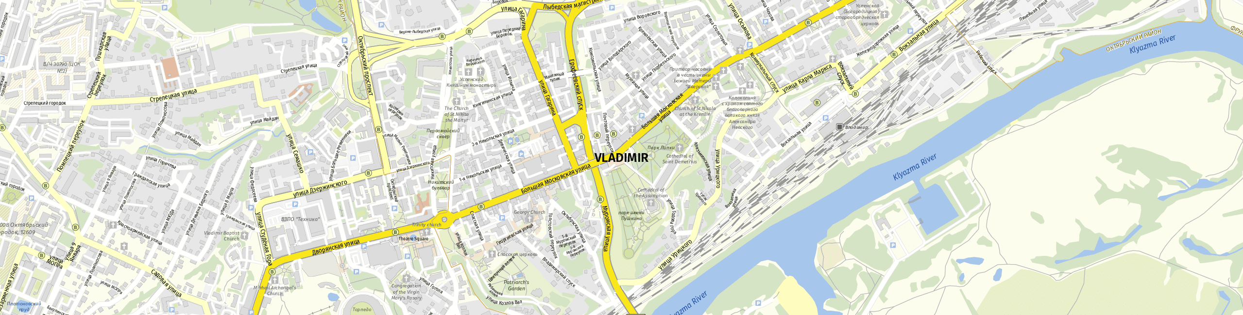Stadtplan Wladimir zum Downloaden.