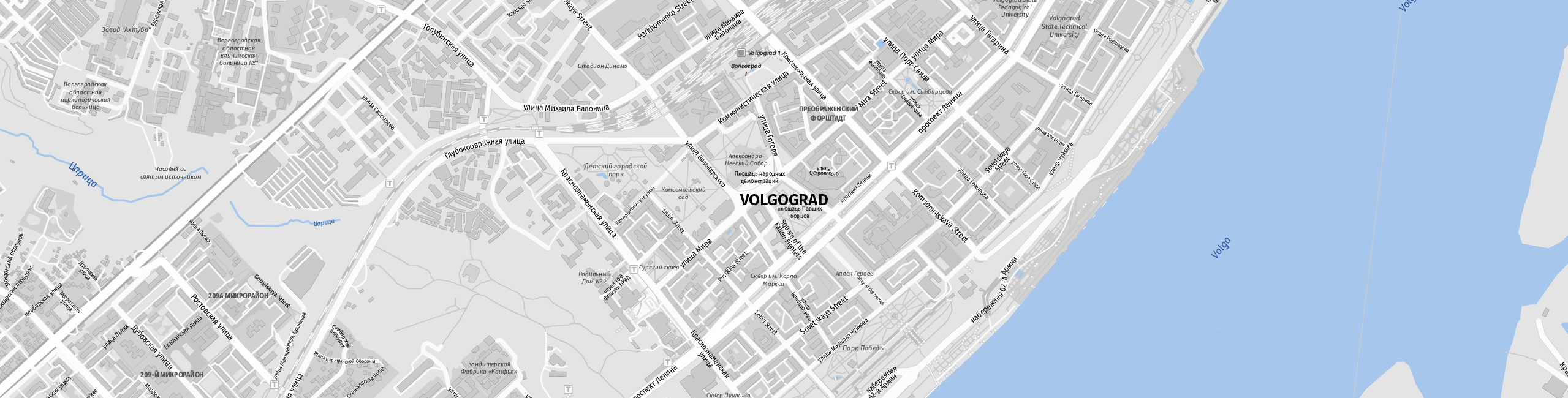 Stadtplan Wolgograd zum Downloaden.