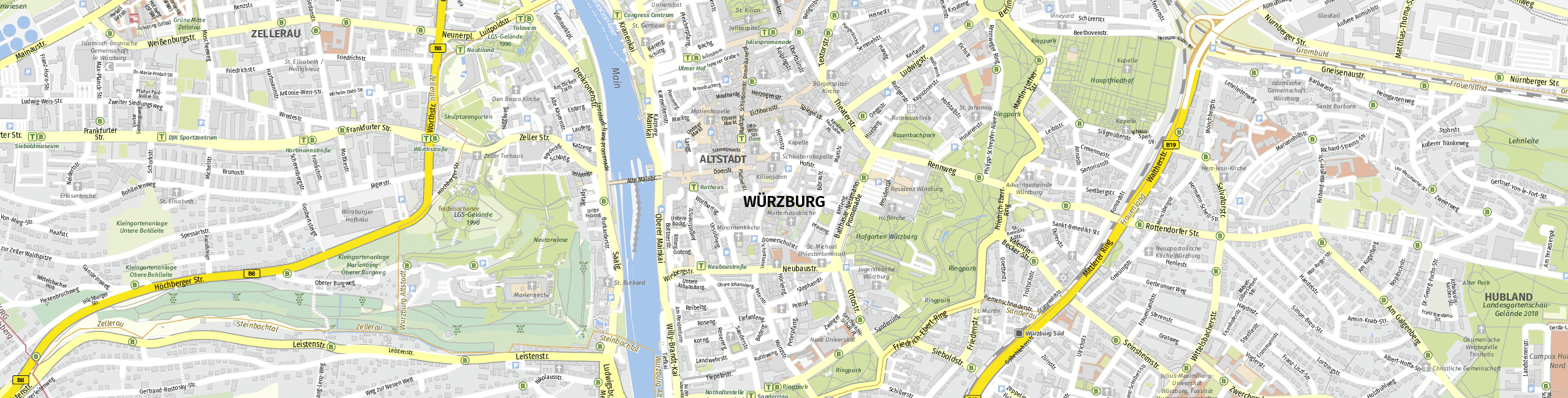 Würzburg Stadtplan Zum Ausdrucken: Würzburg Map