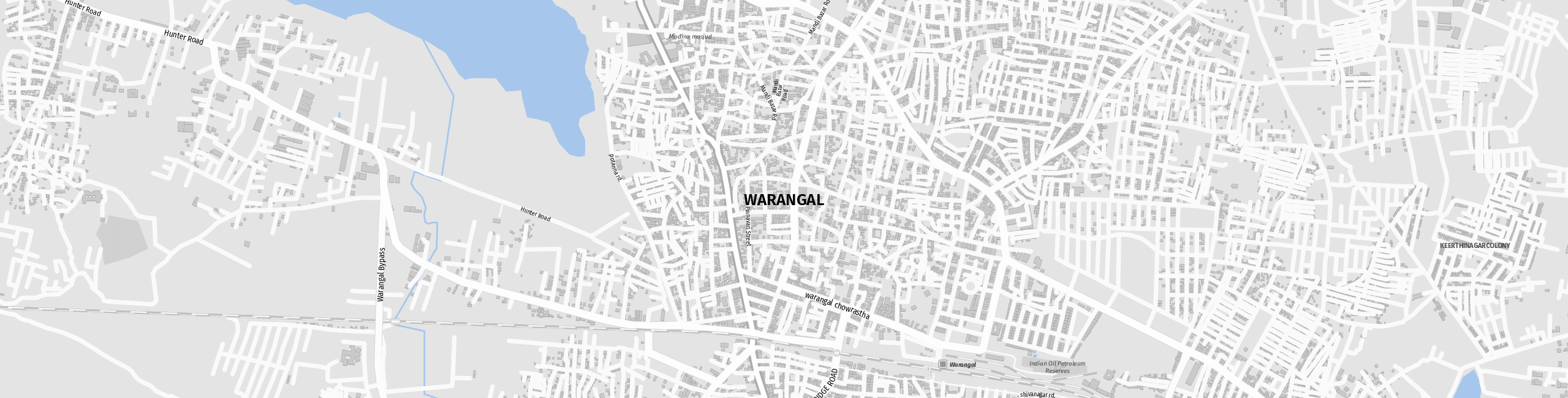 Stadtplan Warangal zum Downloaden.