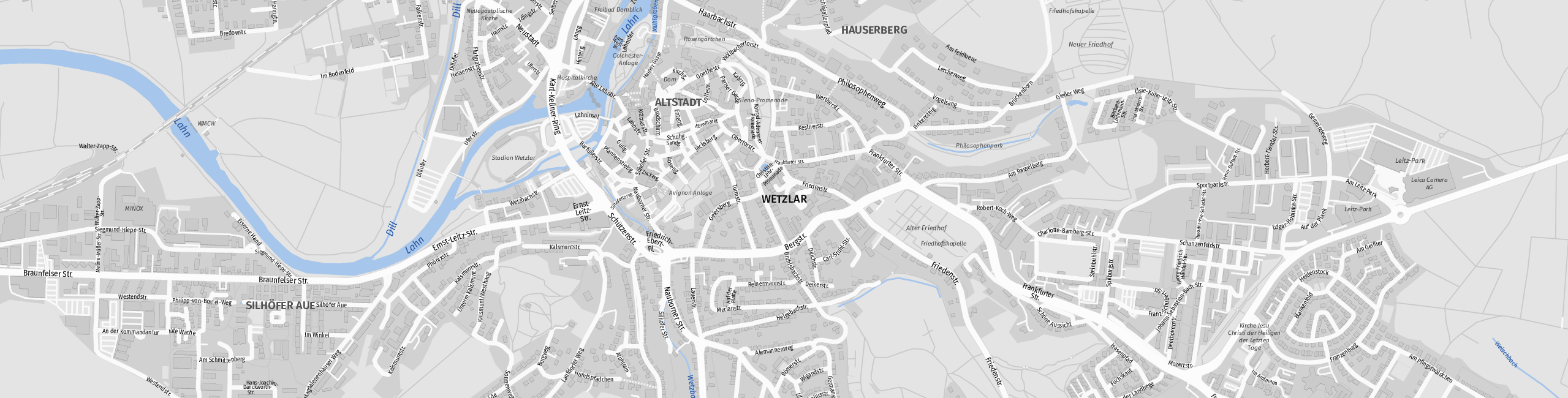 Stadtplan Wetzlar zum Downloaden.