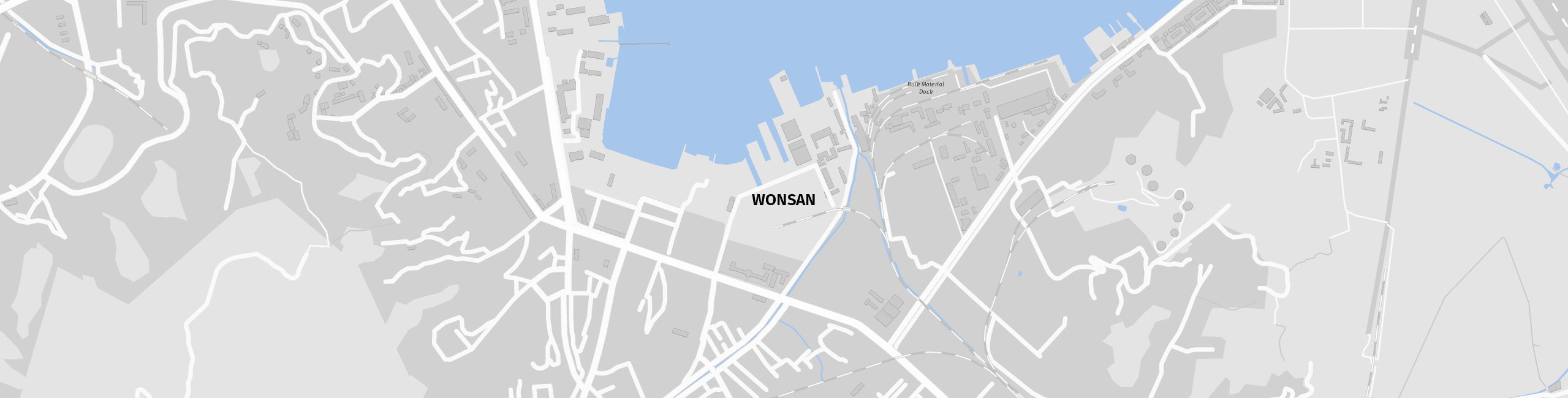 Stadtplan Wŏnsan zum Downloaden.