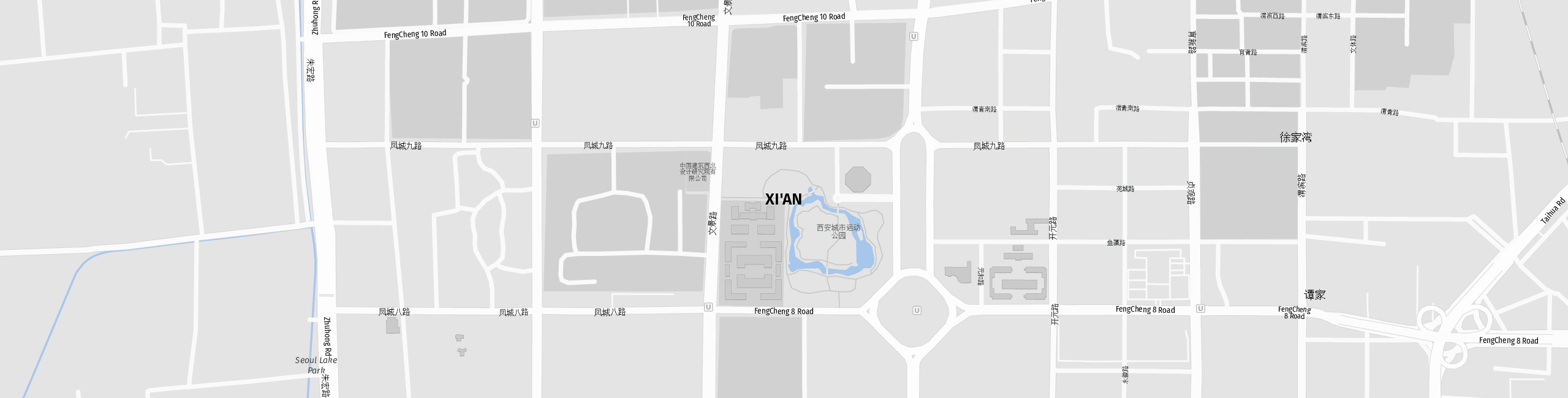 Stadtplan Xi'an zum Downloaden.