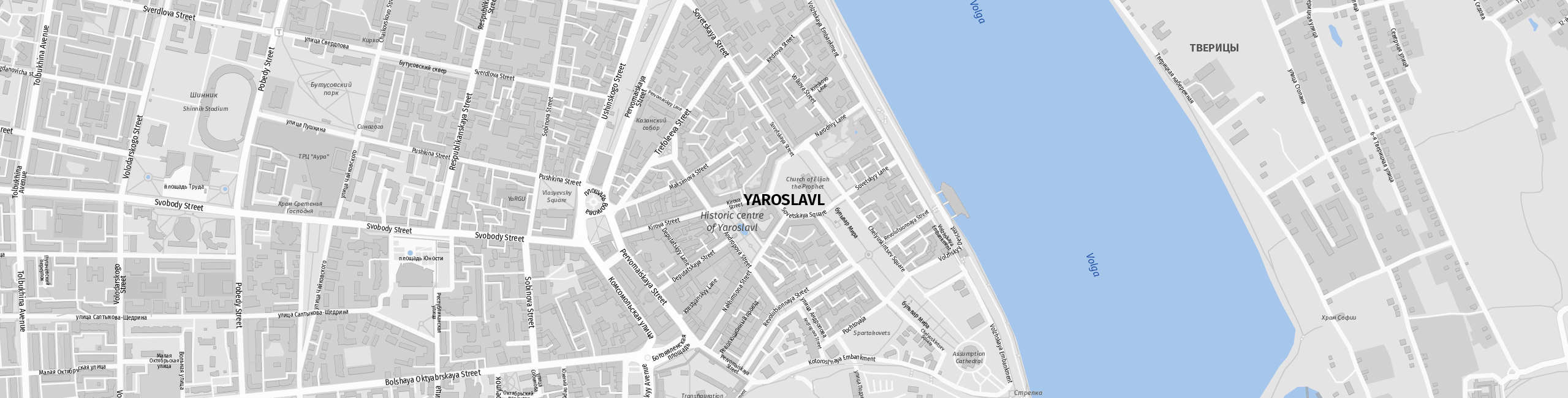 Stadtplan Yaroslavl zum Downloaden.