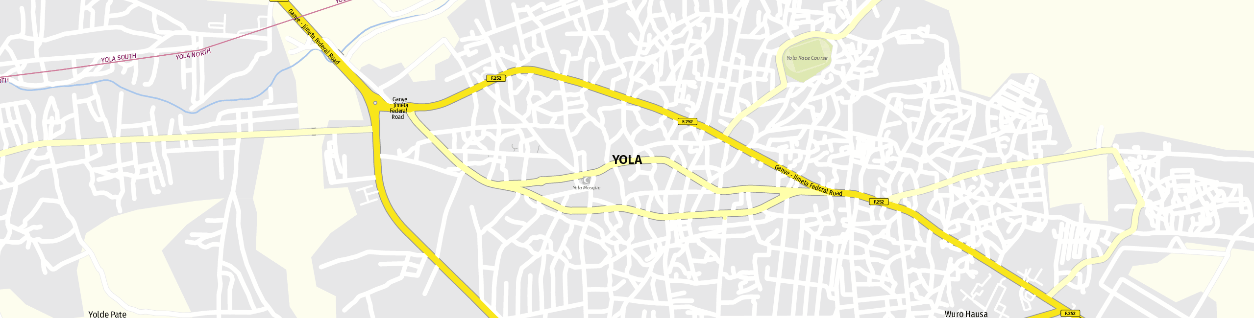 Stadtplan Yola zum Downloaden.