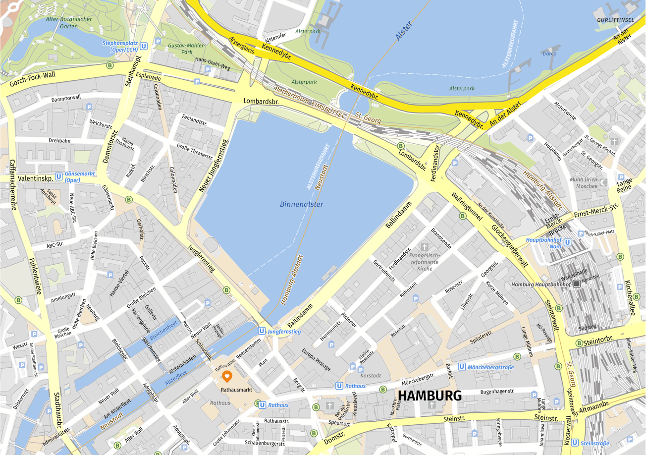 Hamburg Stadtplan Zum Ausdrucken