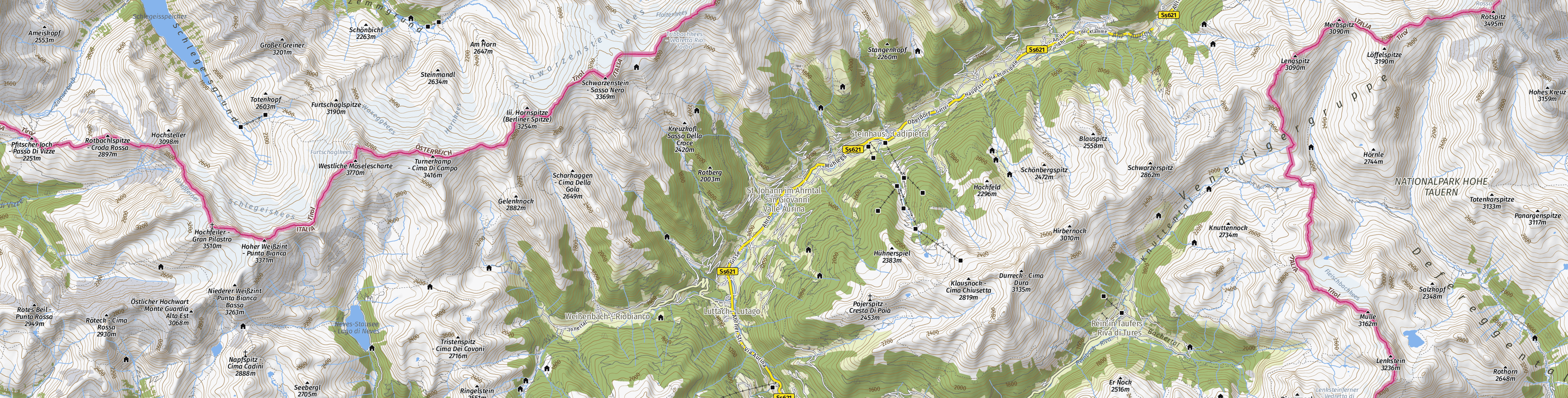 outdoor map contour hillshade vector WebGIS TMS