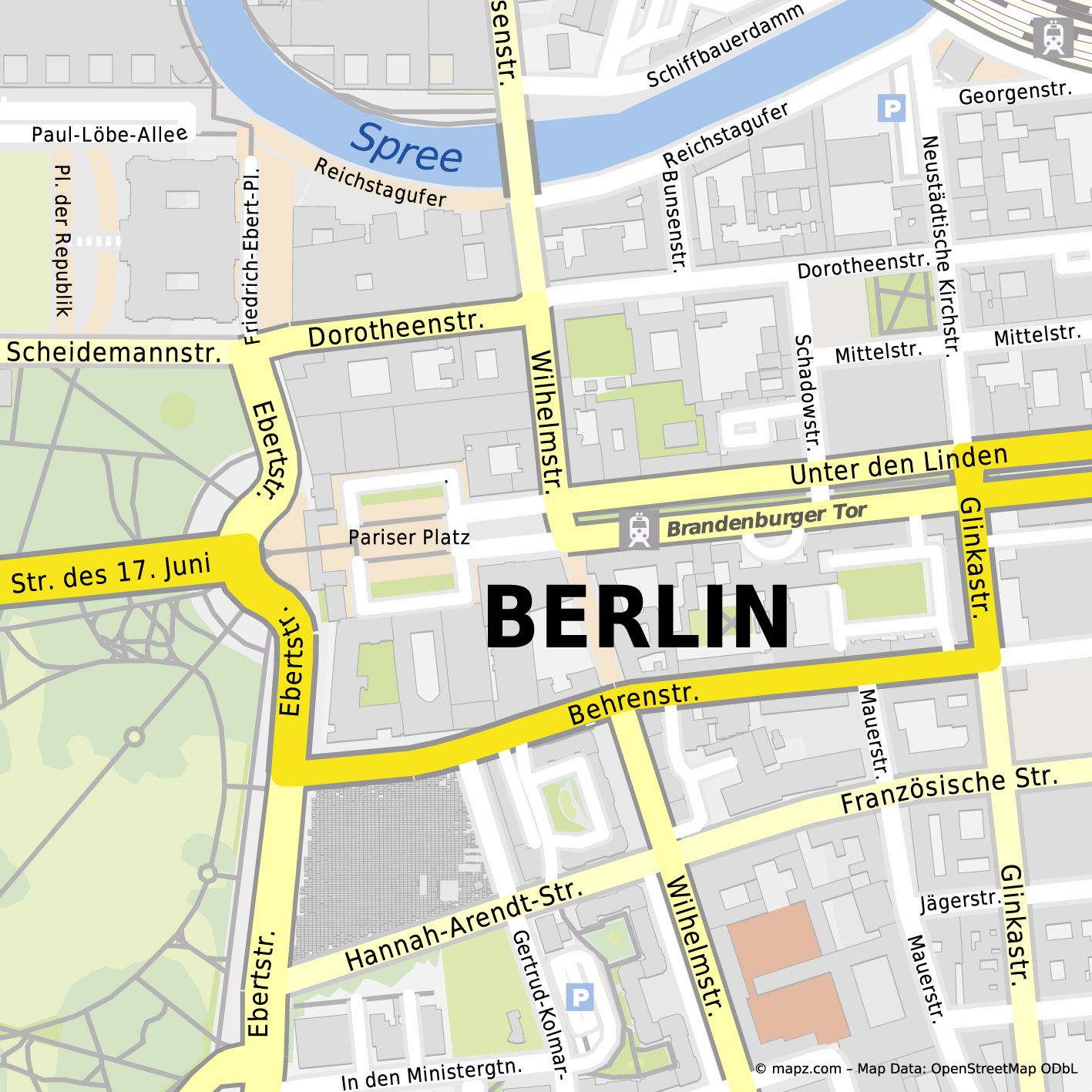 Wie Google Maps in HD - mapz.com